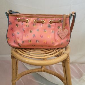 Vintage pink Dooney and Bourke shoulder bag